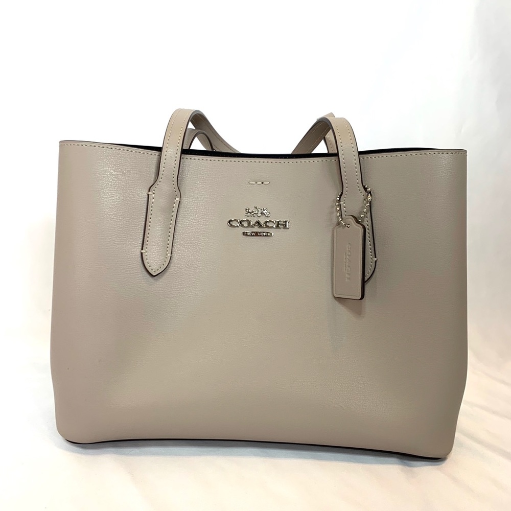 Nude Coach tote shoulder carryall bag